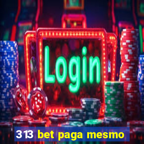 313 bet paga mesmo